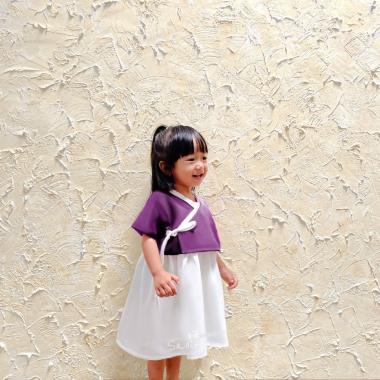 Hyeon dress korean girl style hanbok by Saoirse's - dress anak perempuan balita korea setelan jeogor