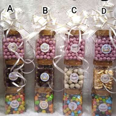 parcel coklat ABCD parcel D