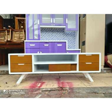 Lemari Sayur 4Pintu Gendong Kayu Cat Duco/TRINITYJAYAFURNITURE Ungu