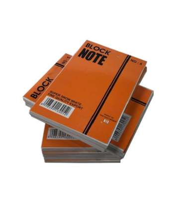 Loving Shopz - Bloc Note Polos, Buku Catatan Kecil - per 3 pcs