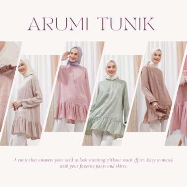 Atasan Wanita Arumi Tunik | Chics.id Multicolor