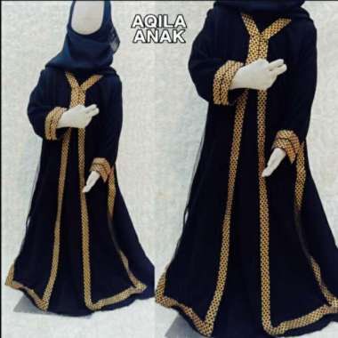 ABAYA GAMIS IMPORT ANAK DUBAI ARAB ORIGINAL V86 SIZE S-XL Multicolor