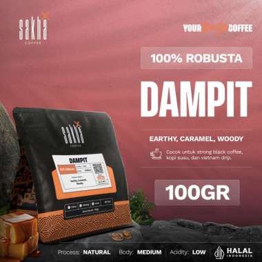 Kopi Robusta Dampit Malang Coffee Roast Beans 100 Gram Biji Bubuk Bubuk Kasar