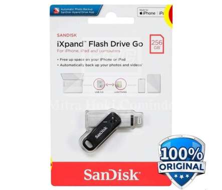 FLASHDISK SANDISK IXPAND FLASH DRIVE GO SDIX60N 256GB IPHONE IOS USB