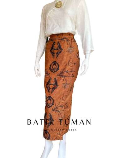 Rok Batik Wahyu Tumurun Sogan Span Big Size Bahan Jarik Halus Premium XL