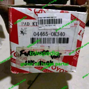 Brake Pads Kampas Rem Depan Toyota Fortuner Vnt