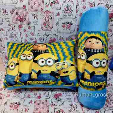 Paket Bantal Guling Minion BNTL+GLG MINIONS