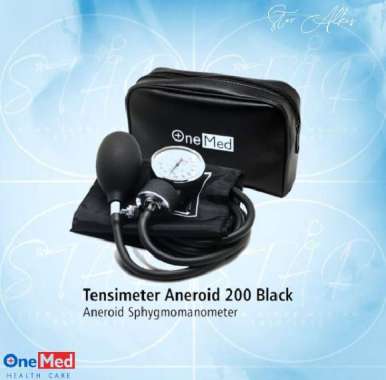TENSI ANEROID 200 MEREK ONEMED BERWARNA Hitam