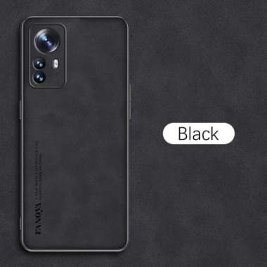 XIAOMI 12 PRO CASE LEATHER PREMIUM XIAOMI 12 PRO HITAM