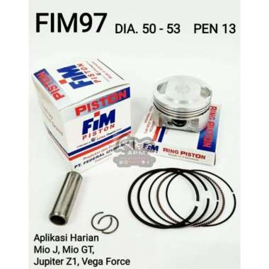 PISTON KIT/ PISTON SET FIM97 JUPITER Z1, FORCE, MIO J 54P, XRIDE 113 Os Std, 25,50,75,100,150,200,25