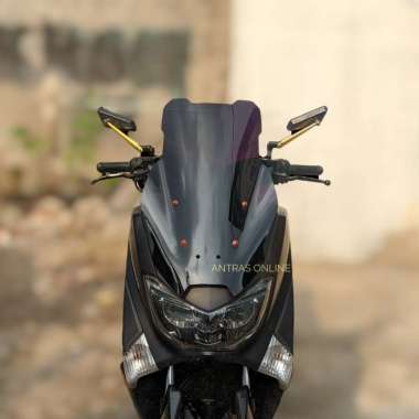 Windshield Visor Nmax New Dan Old MAXI Sporty Tinggi 58cm NMAX NEW 2020-2023 BENING TEBAL 3MM