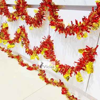 Slinger Tinsel Imlek Motif Fu Meihua Hiasan Dekorasi Tahun 2023 Kelinci Rabbit - Huruf Fu