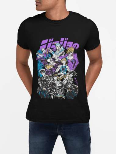 Baju Pria | Kaos Anime | Jojo's Bizarre Adventure | 1 | Depan M