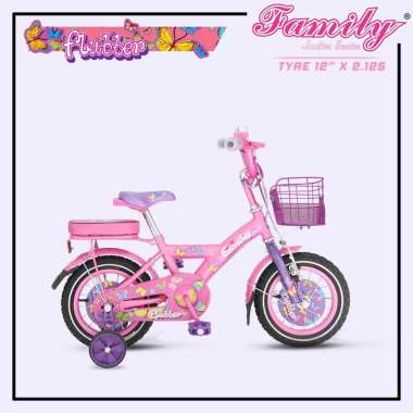 Sepeda Anak Roda Dua Family Mini Flubber 12 inch