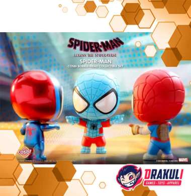 Cosbaby Spider-Man Cosbi Bobble-Head Collectible Set 1 (CBX154)