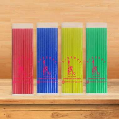 Sedotan Plastik Lurus Liberty Warna