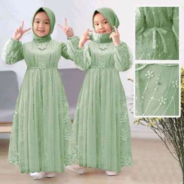 Gamis Jahwara kid gaun pesta anak perempuan gamis anak baju muslim anak perempuan dress muslim dress