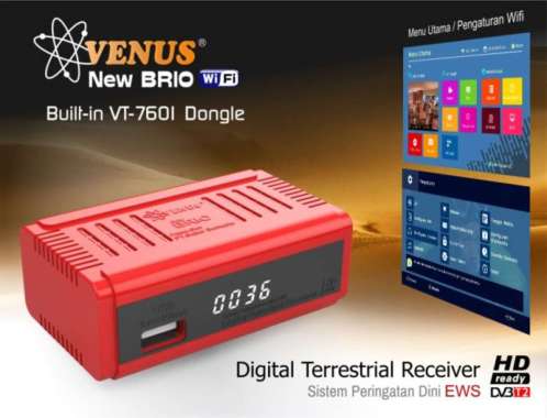 Set Top Box TV Digital Venus Cabai Rawit Mini / New Brio Mini - Mini CR, STB Only Mini BRIO STB Only