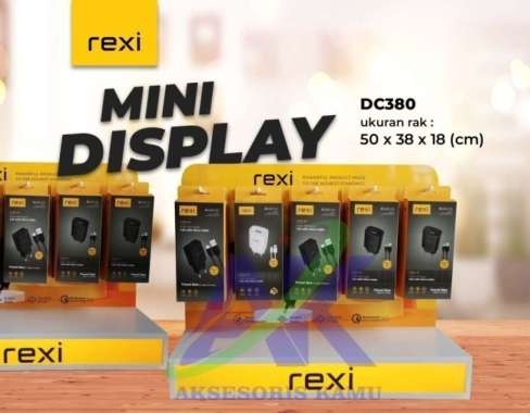Mini Display REXI, Standing Display etalase Multicolor