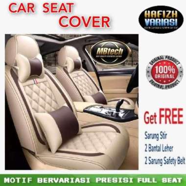 MBTECH - SARUNG JOK MOBIL - 3 BARIS - XPANDER RUSH TERIOS XPANDER BRV - SEAESAW BUSA HITAM