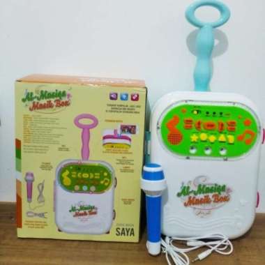 Mainan Edukasi Anak Microphone Karaoke Bernyanyi Musik Box