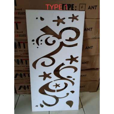 CNC Panel Border 40x80 cm PVC board 6 mm - 4 pcs type 1