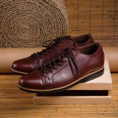 VERISH Sepatu Pria kulit asli pantofel casual Boston Martini sepatu kulit asli 38 BROWN