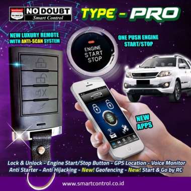Sale No Doubt Smart Control Pro / Alarm Mobil Pake Handphone Terbaru