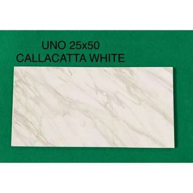 Keramik Uno 25x50 Calacata White - kilat