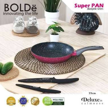BOLDe Wajan Penggorengan / Fry Pan Super Pan Blackpink 22 cm