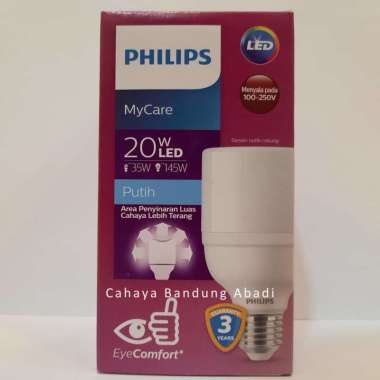 Lampu Philips LED Bright 20 Watt Putih Kuning putih