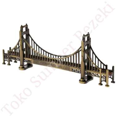 Golden Gate Bridge Ornamen Jembatan London Landmark Aquascape Mainan
