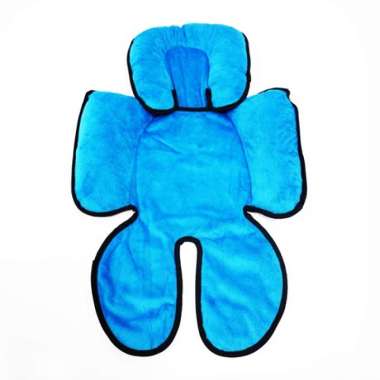 Labeille Baby Seat Pad Stroller Pillow Alas Bantal Kereta Dorong Lipat Bayi Anak Biru