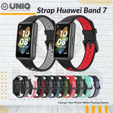 Nike Strap Huawei Band 7 Tali Jam Smartwatch Huawei Band 7 Replacement Wristband Strap Red White