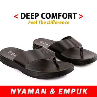 HM16 SANDAL PRIA JEPIT HUSH PUPPIES ORIGINAL SENDAL KULIT ASLI ORI COKLAT BROWN