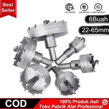 Set 6 Pcs Mata Bor HSS Hole Saw B 6buah /set