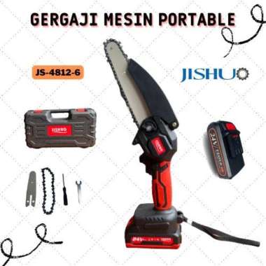 JISHUO GERGAJI MESIN BATERAI MINI