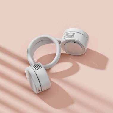 Qualitell neck fan kipas angin ga H1 (Putih)