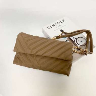 Fioni Slingbag - Tas Selempang Wanita/Shoulder Bag/Fashion Slingbag Mocca