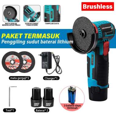 Ironhoof Kit Gerinda Sudut Mini 2 (Brushless) BAT*2