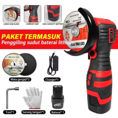 Ironhoof Kit Gerinda Sudut Mini 2 16.8V merah