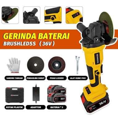 Ironhoof Kit Gerinda Sudut Mini 2 36V Oranye BAT*2