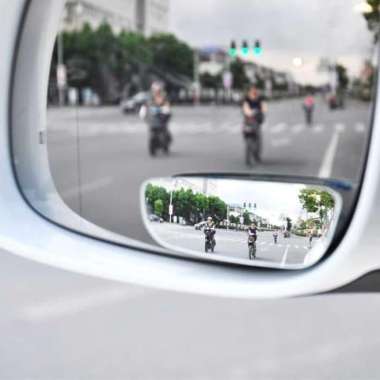 Kaca Spion Tambahan Mobil Motor Oval Blind Spot Mirror Wide Adjustable