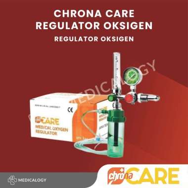 Regulator Oksigen Chrona Care / Manometer Oksigen / Alat Ukur Tekanan Oksigen