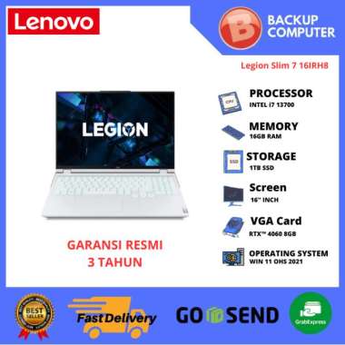 LAPTOP LENOVO LEGION SLIM 7 16IRH8 82Y3002AID i7-13700H 16GB RAM/RTX 4060 8GB