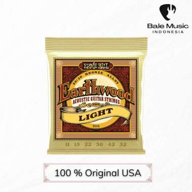 Senar Gitar Akustik Ernie Ball 2004 Earthwood Light 011 - 052 ORIGINAL USA