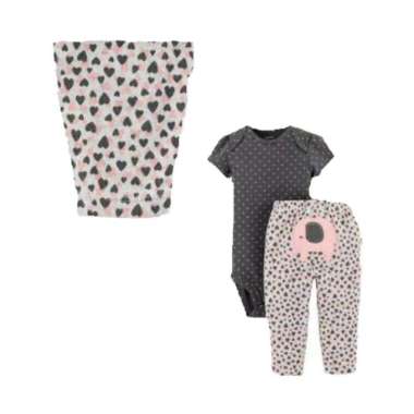 SALE! Set jumper Carter's 3in1/ baju baby Carter's ori 24months