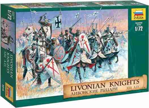 Figure Livonian Knights Skala 1:72 Zvezda