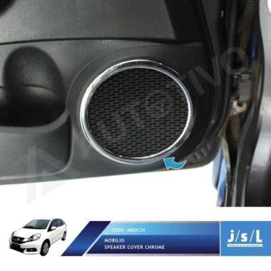 new!! JSL Speaker Cover Chrome Honda Mobilio 2013 2016