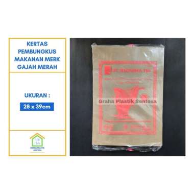 Kertas Nasi Uduk / Nasi Padang Merk Gajah Merah